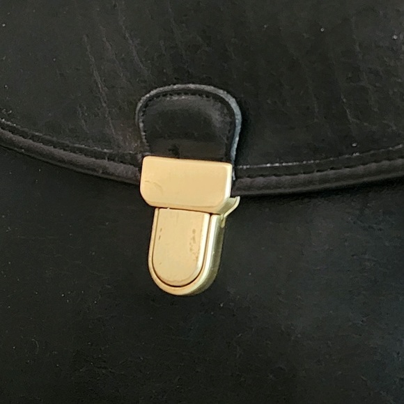 RARE Vintage Coach Gen Leather Large  Morgan Briefcase wBrass TouchLock Closure - Picture 8 of 16